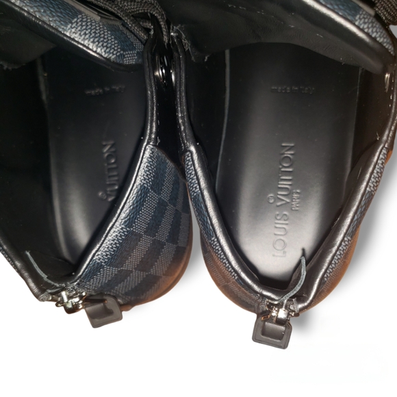 Louis Vuitton Men's Black Sneakers Size G8 - Picture 10 of 16